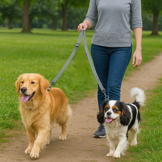 Double laisse pour chien - DoubleDogâą