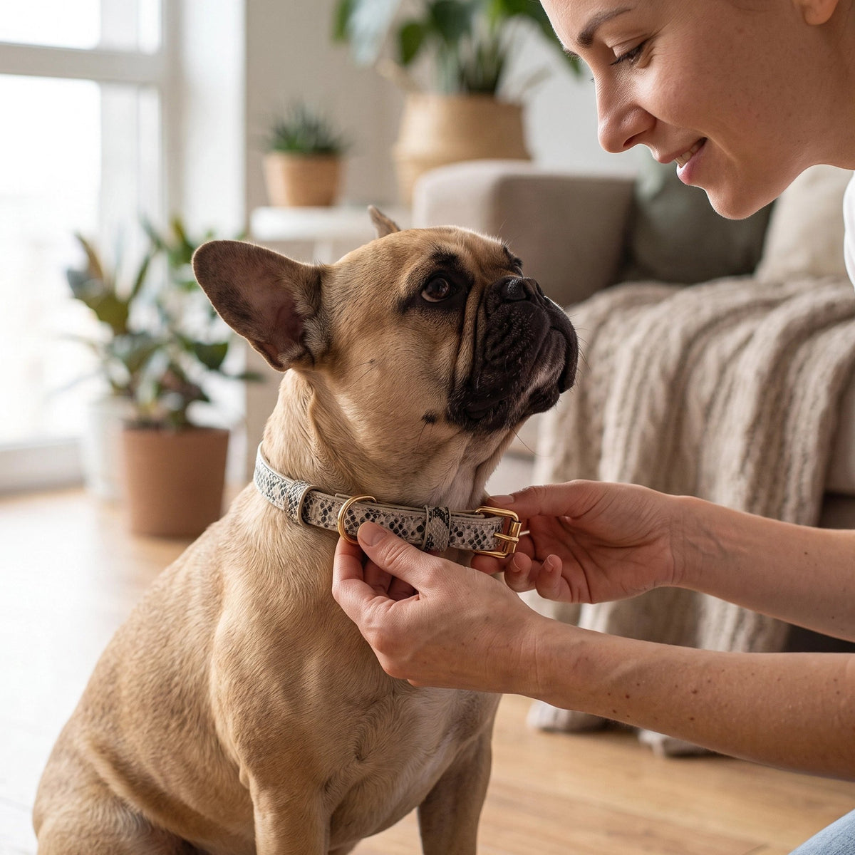 Collier Chien en serpent