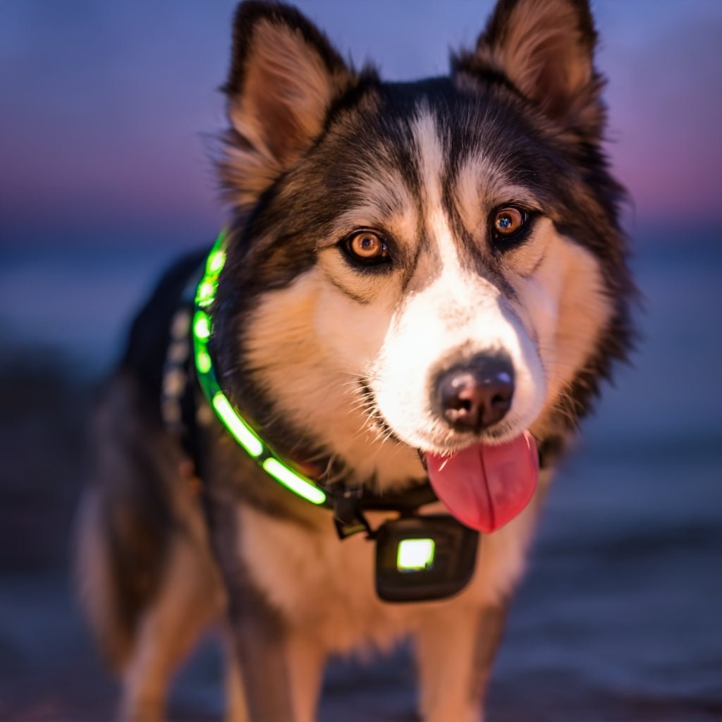 Collier lumineux pour chien | LunaGuard™