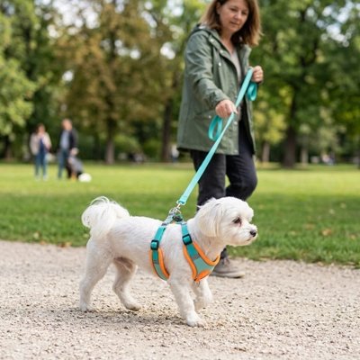 Harnais pour Chien turquoise