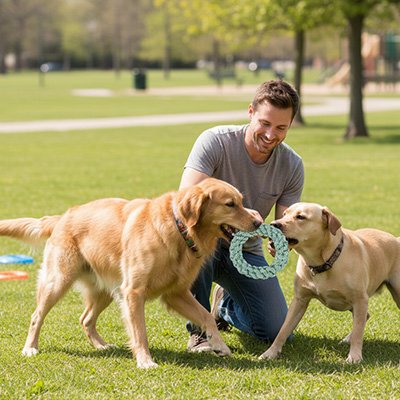 Jouet indestructible pour Chien deux chiens