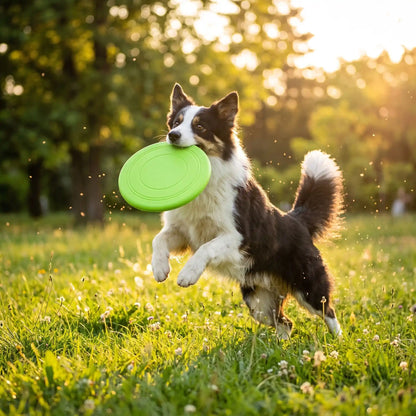 jouet pour chien frisbee vert