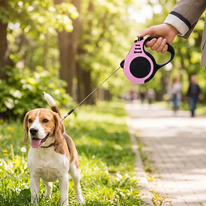 laisse de chien rose