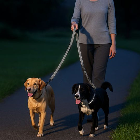 Double laisse pour chien - DoubleDog™