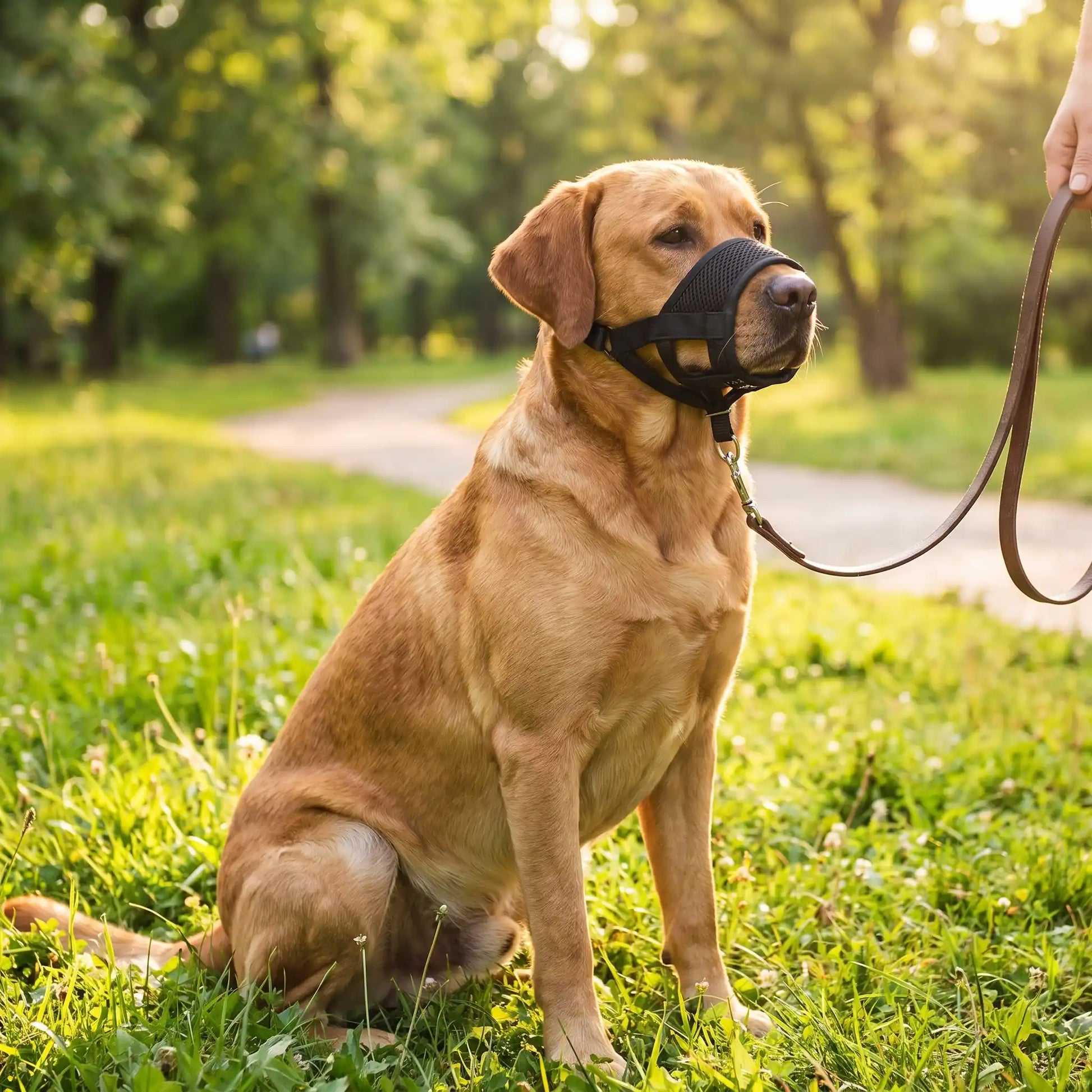 mesulière chien labrador noir