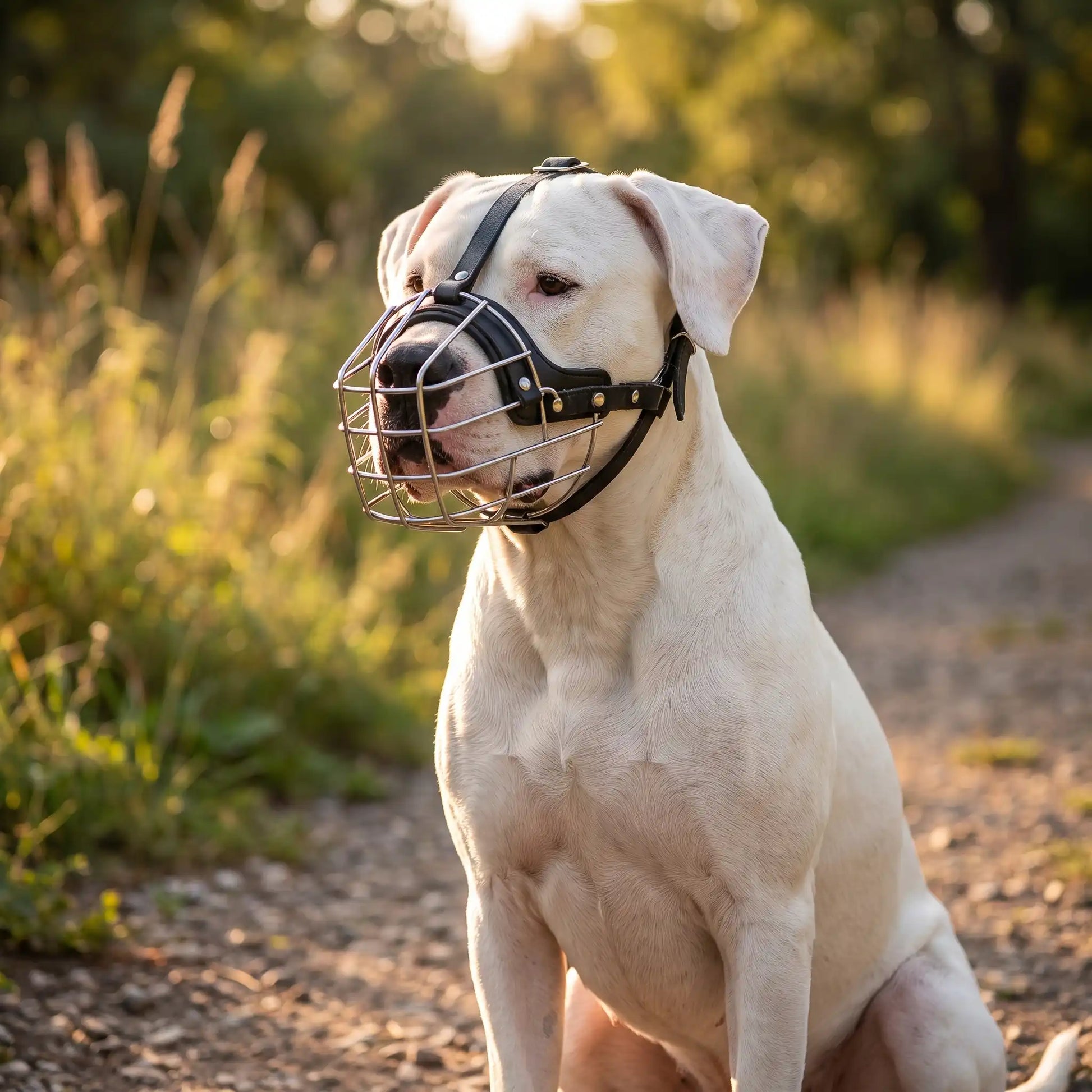 muselière cage dogue argentin